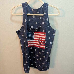 *10/$25* Women's Patriotic Flag Tank Top - Size Large